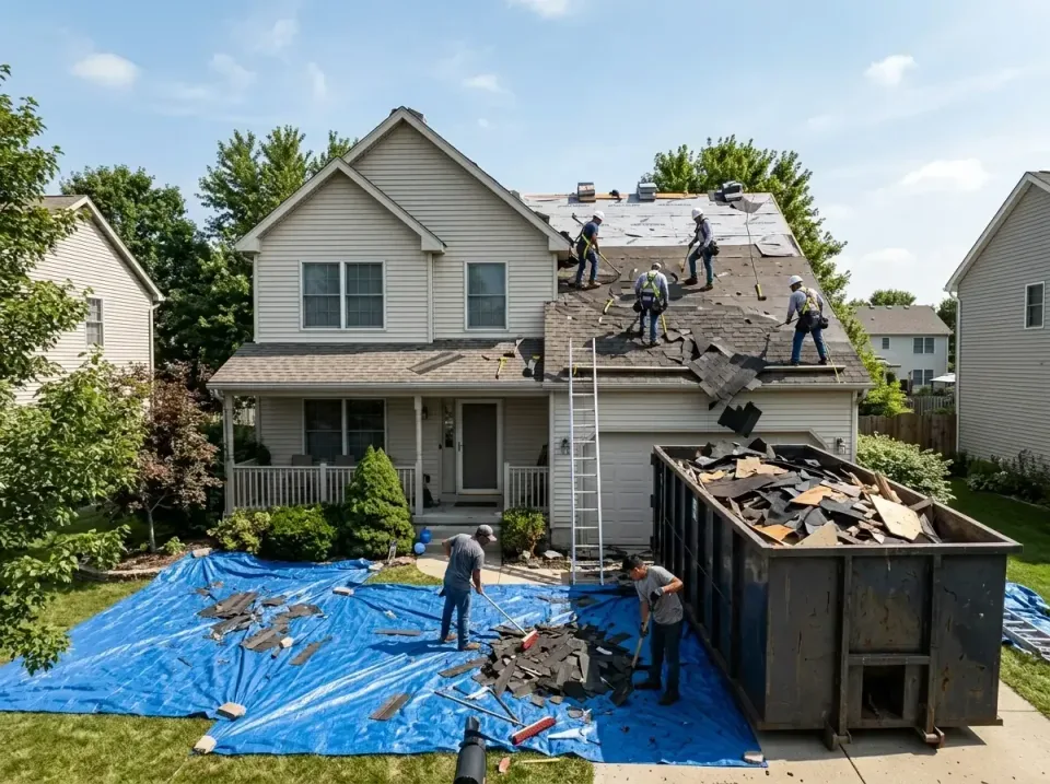 roof-replacement-debris-remova-004 — frequently asked questions, Cheapest Dumpster Rentals in Chattahoochee, FL